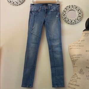 Aeropostale Faded Blue Skinny Jeans
